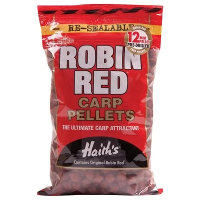 DYANAMITE BAITS ROBIN RED PRE-DRILLED PELLETS 12mm