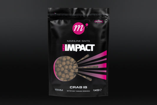 Mainline High Impact Crab IB Boilies Full Range