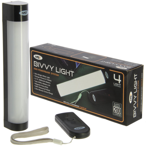 NEW NGT LARGE BIVVY LIGHT POWER BANK FUNCTION TABLET/PHONE CHARGER SUPER BRIGHT