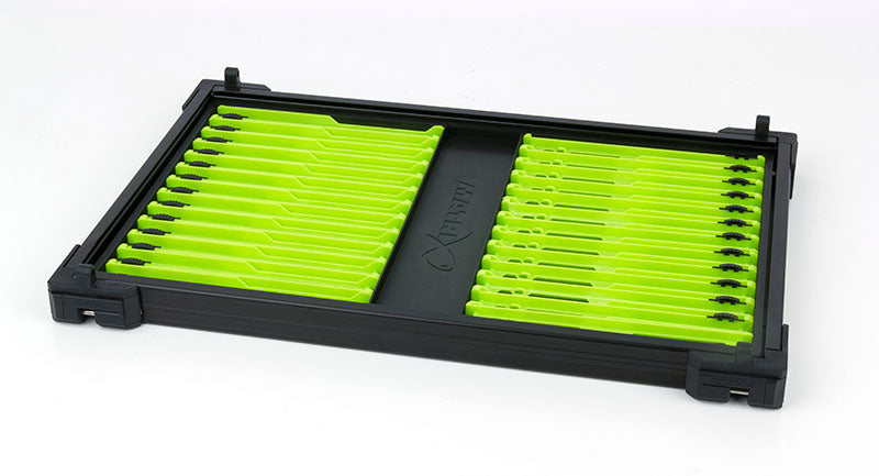 MATRIX LOADED POLE WINDER TRAY 18cm (26 PACK) LIME