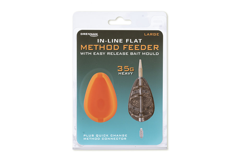 DRENNAN IN-LINE FLAT METHOD FEEDER WITH MOULD LARGE 35g