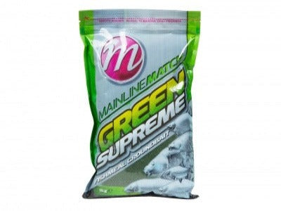 MAINLINE MATCH GREEN SUPREME GROUNDBAIT 1kg