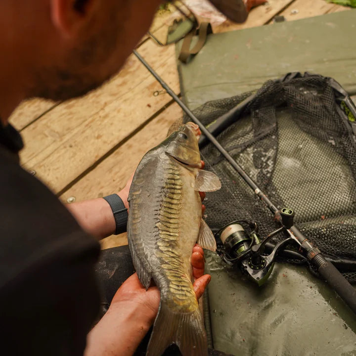 OMC FC Net & Mat Combo Flip Out Rubberised Landing Net with 3 fold unhooking mat