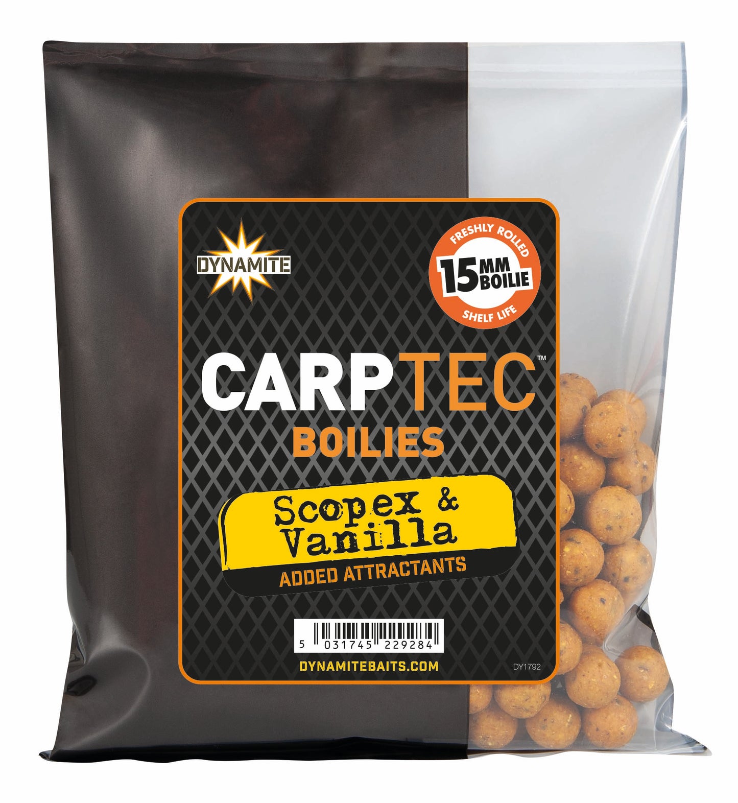 DYNAMITE BAITS CARPTEC BOILIES 15mm 300g