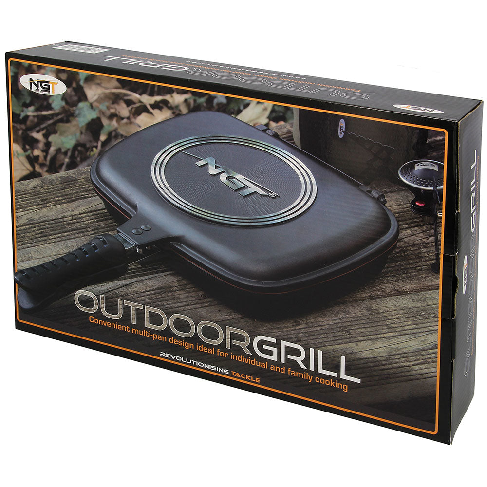 NGT OUTDOOR DOUBLE GRILL PAN NON STICK