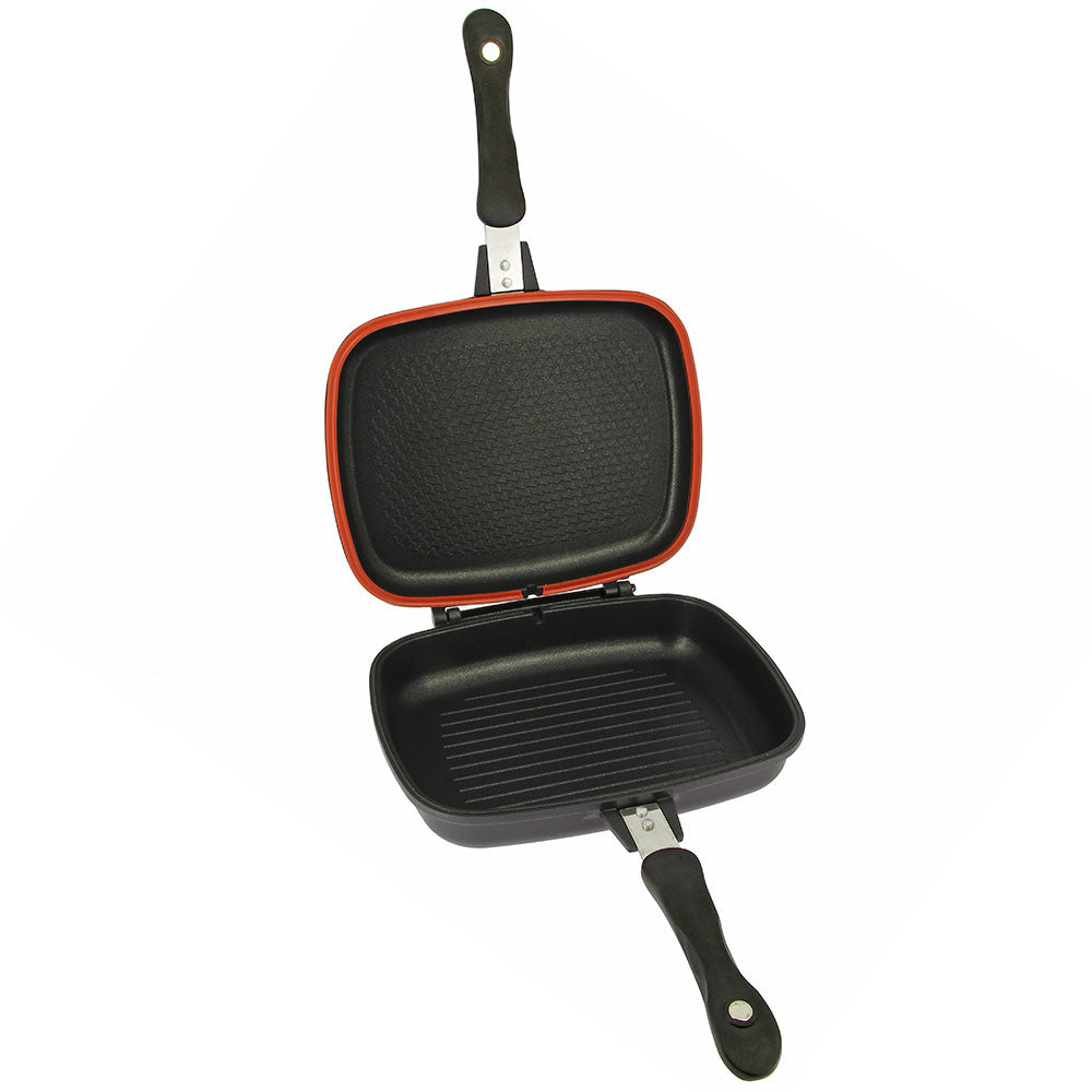 NGT OUTDOOR DOUBLE GRILL PAN NON STICK