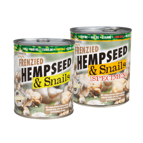 Dynamite Baits Frenzied Hempseed & Snails 700g Tin