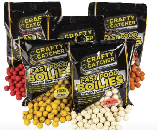 CRAFTY CATCHER FAST FOOD BOILIE RANGE 15mm 500g