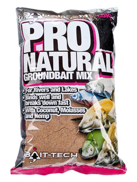 BAIT-TECH PRO NATURAL GROUNDBAIT RANGE 1.5kg