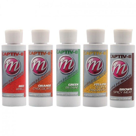 MAINLINE MATCH CAPTIV-8 PELLET FLAVOUR COLOURANT MATCH FISHING