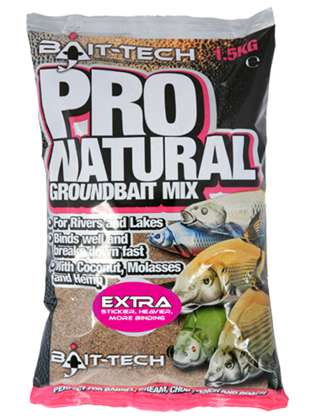 BAIT-TECH PRO NATURAL GROUNDBAIT RANGE 1.5kg