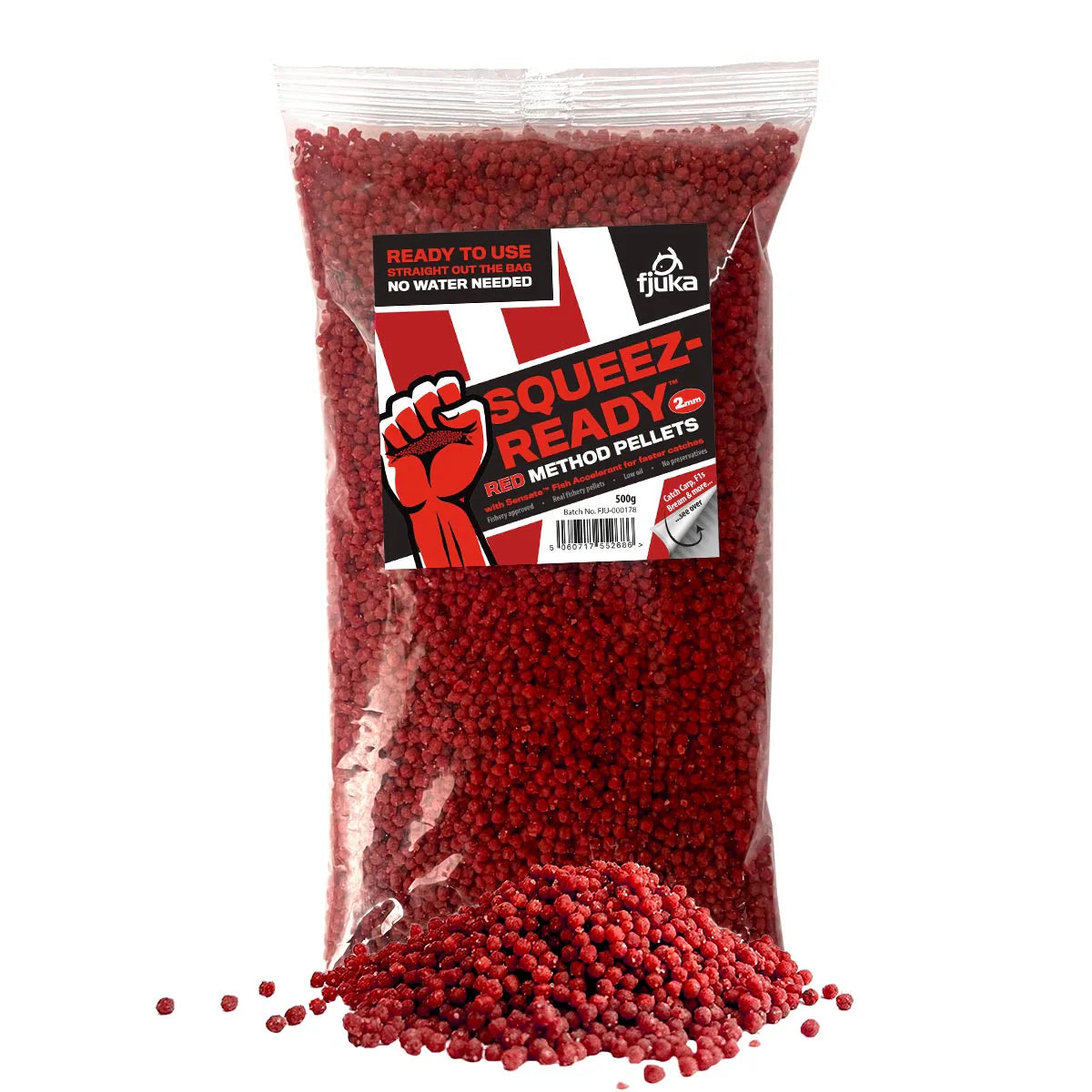 FJUKA SQUEEZ-READY PELLETS & GROUNDBAIT 500g