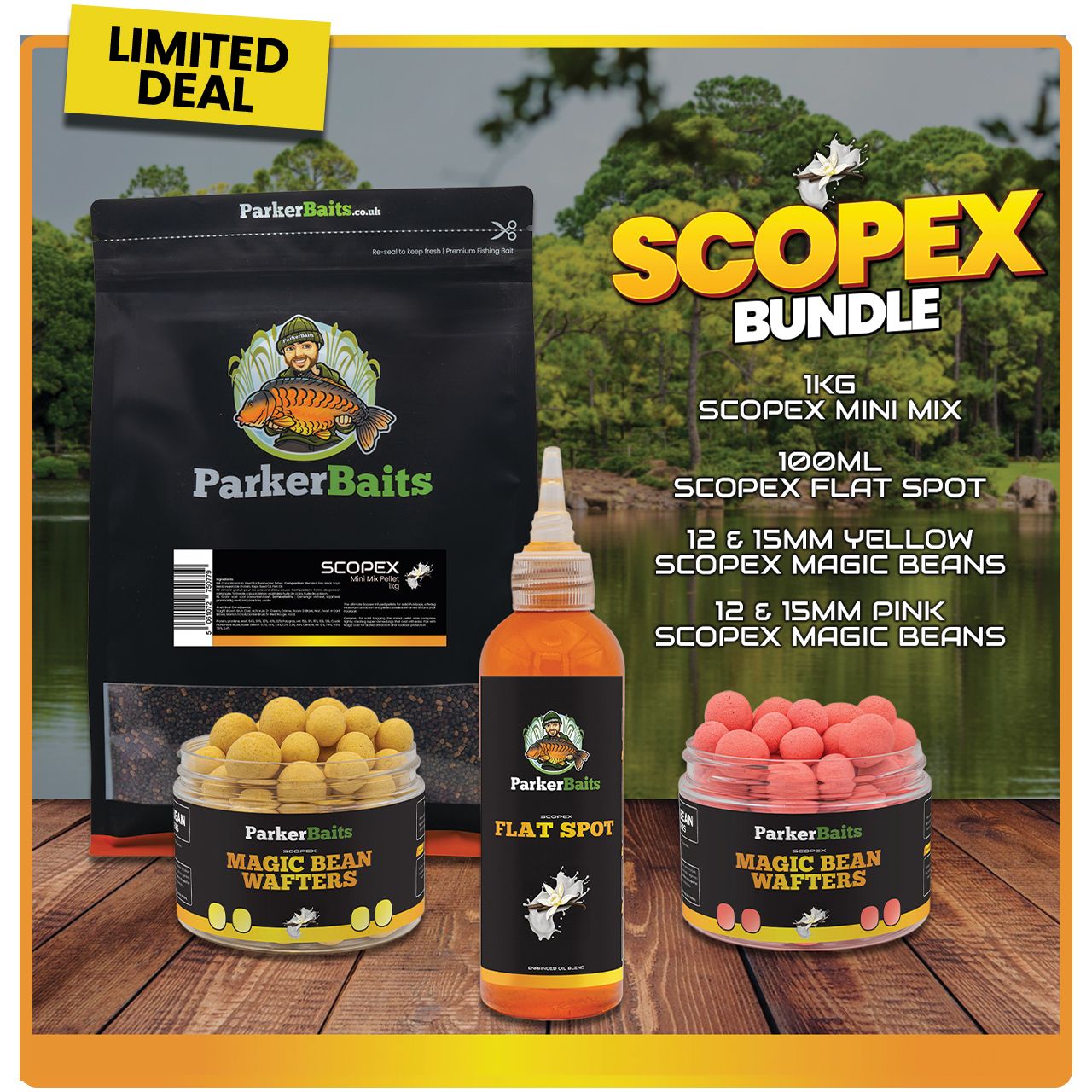 Parker Baits Scopex Bundle Limited Edition