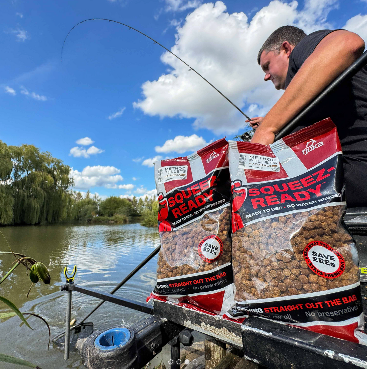 Fjuka Squeez Ready Method Pellets 4mm
