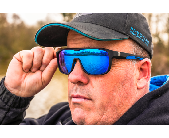 Preston Innovations Absolute Ascent Sunglasses Ice Blue Lens
