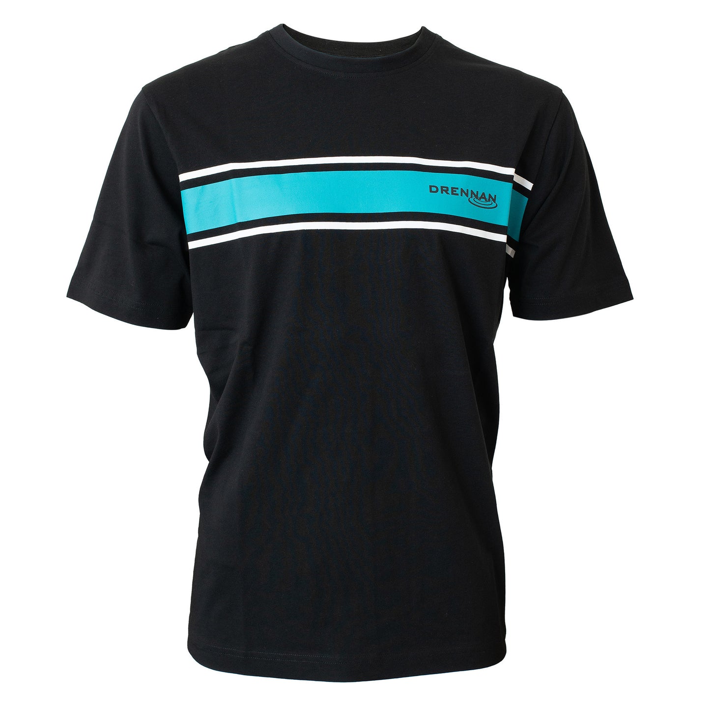 Drennan T-Shirt Aqua Stripe