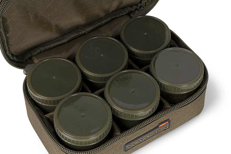 FOX VOYAGER HOOKBAIT CASE GLUG POT 6 OR 8