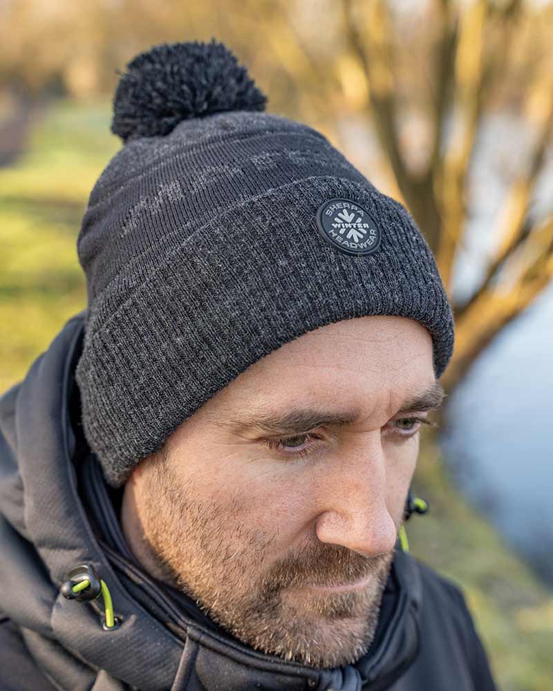 Matrix Sherpa Bobble Hat Grey