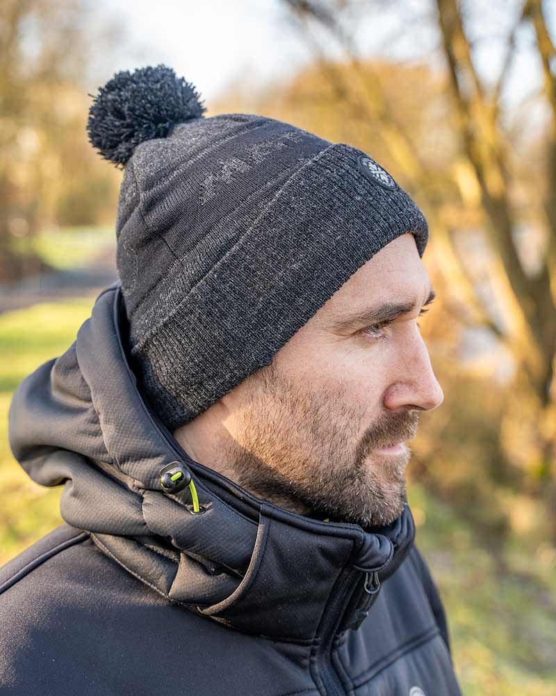 Matrix Sherpa Bobble Hat Grey