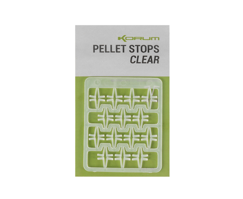 Korum Pellet Stops - Clear