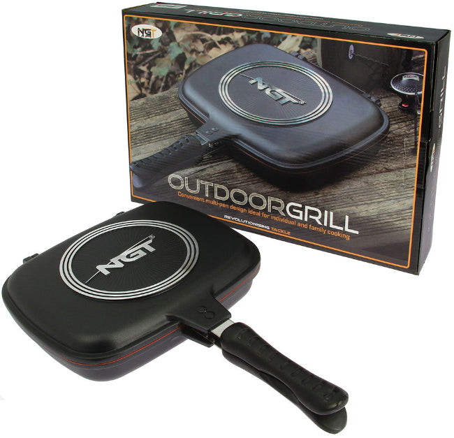 NGT OUTDOOR DOUBLE GRILL PAN NON STICK