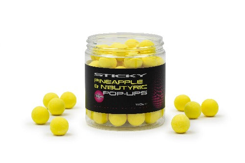 Sticky Manilla Pop-Ups & Wafters – Carp Fishing Boilies, Positive Buoyancy, Brown, All Sizes