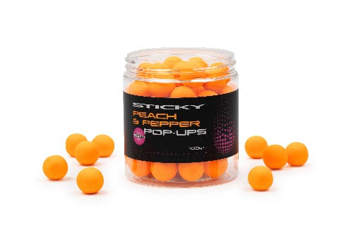 STICKY BAITS  PEACH & PEPPER RANGE