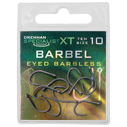 DRENNAN SPECIALIST XT BARBEL HOOKS BARBLESS