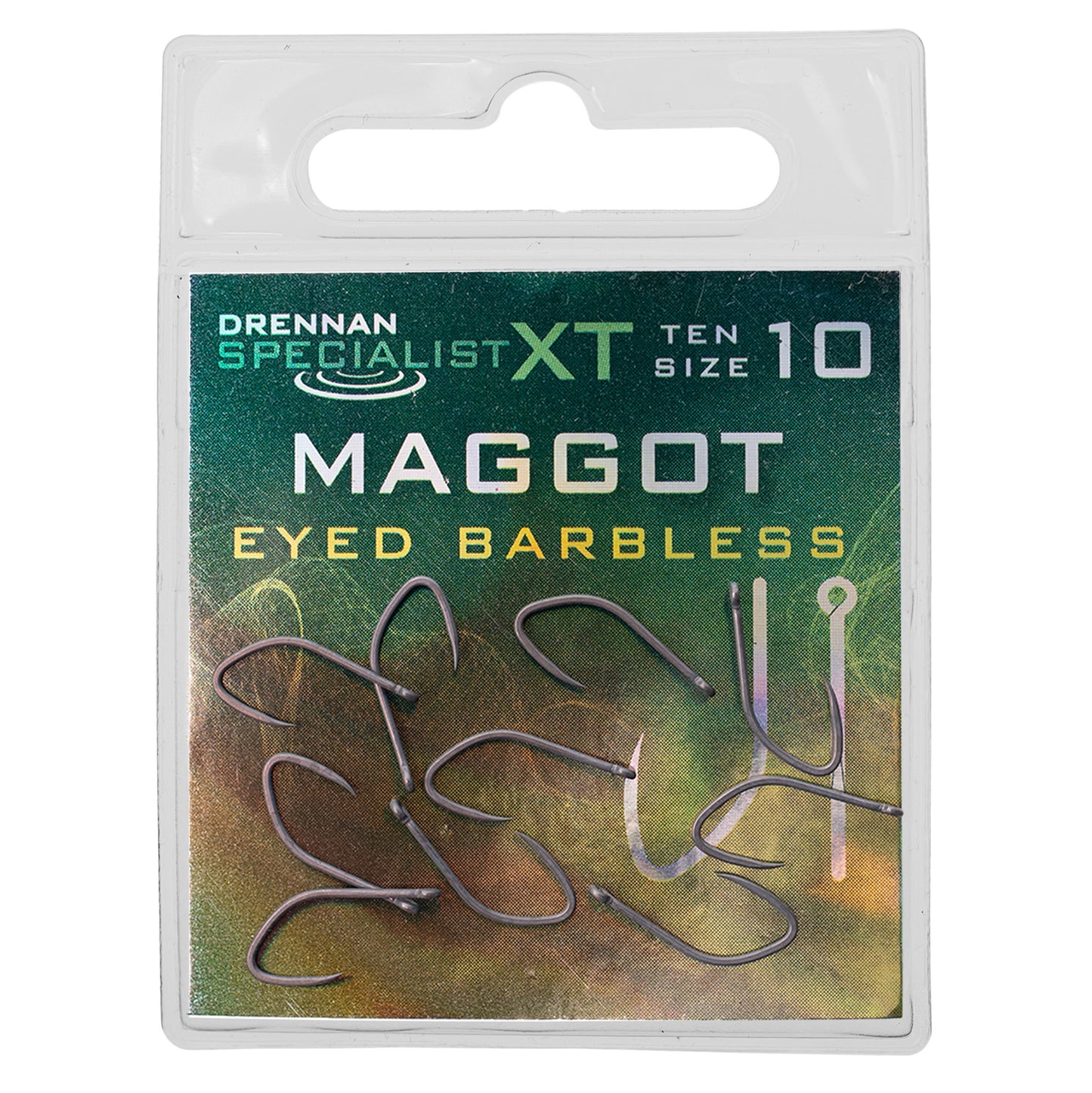 DRENNAN SPECIALIST XT MAGGOT HOOKS BARBLESS