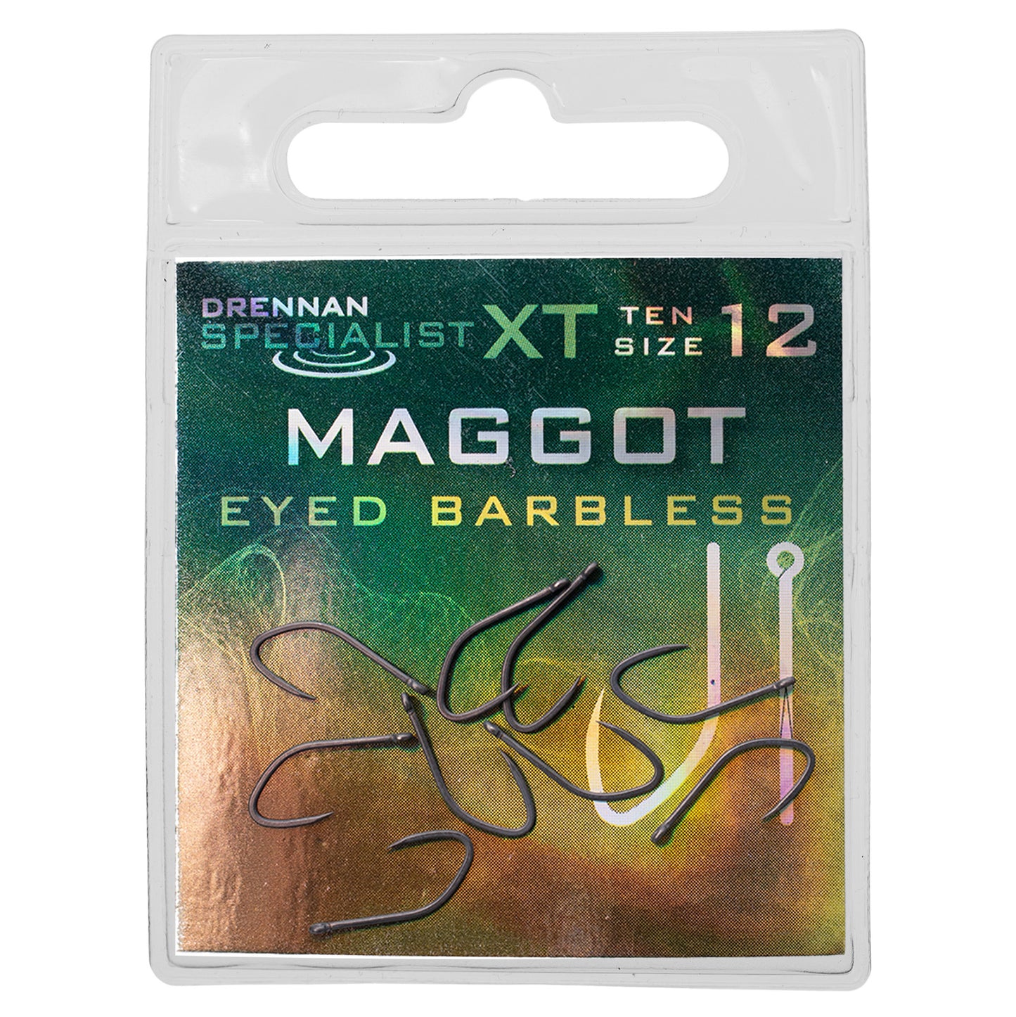 DRENNAN SPECIALIST XT MAGGOT HOOKS BARBLESS