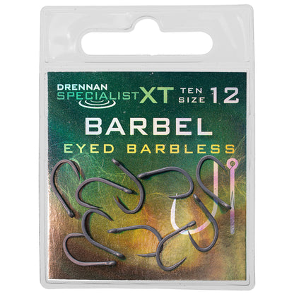 DRENNAN SPECIALIST XT BARBEL HOOKS BARBLESS