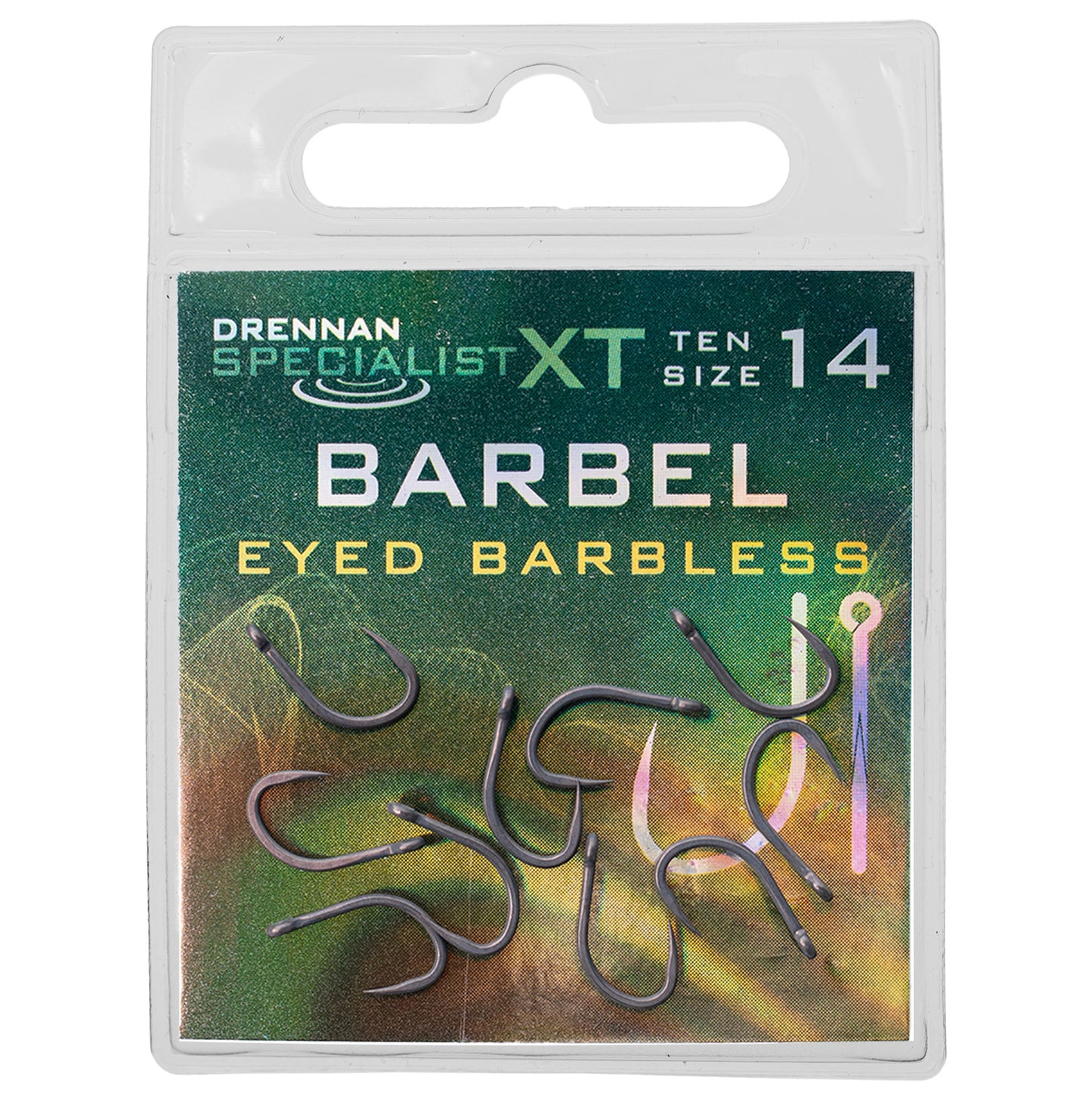 DRENNAN SPECIALIST XT BARBEL HOOKS BARBLESS