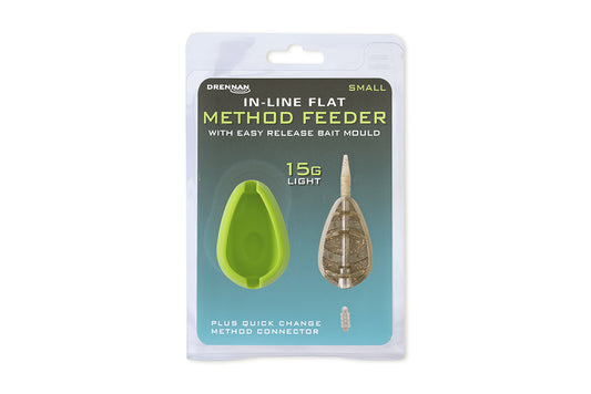 DRENNAN IN-LINE FLAT METHOD FEEDER WITH MOULD SMALL 15g