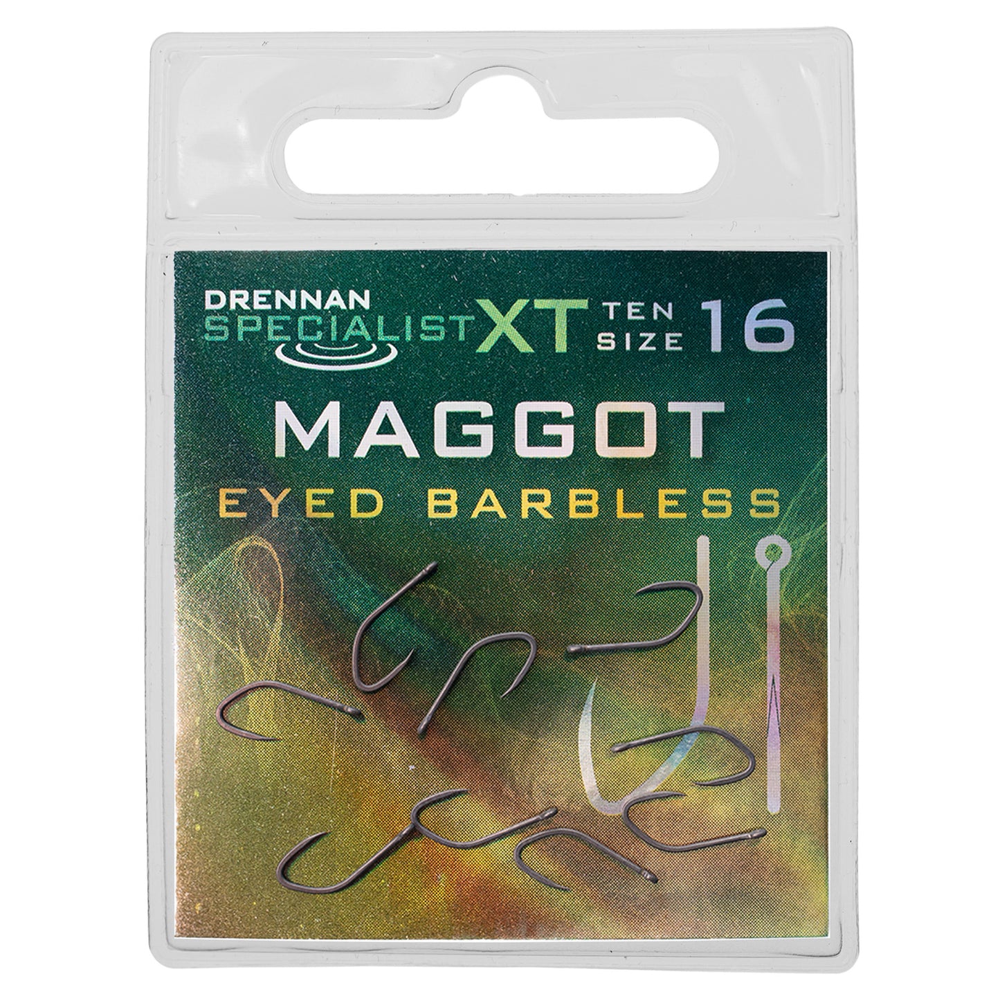 DRENNAN SPECIALIST XT MAGGOT HOOKS BARBLESS