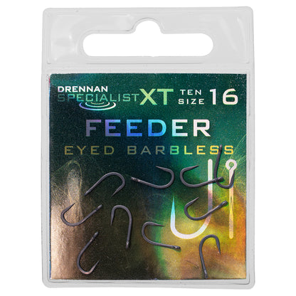 DRENNAN SPECIALIST XT FEEDER HOOKS BARBLESS