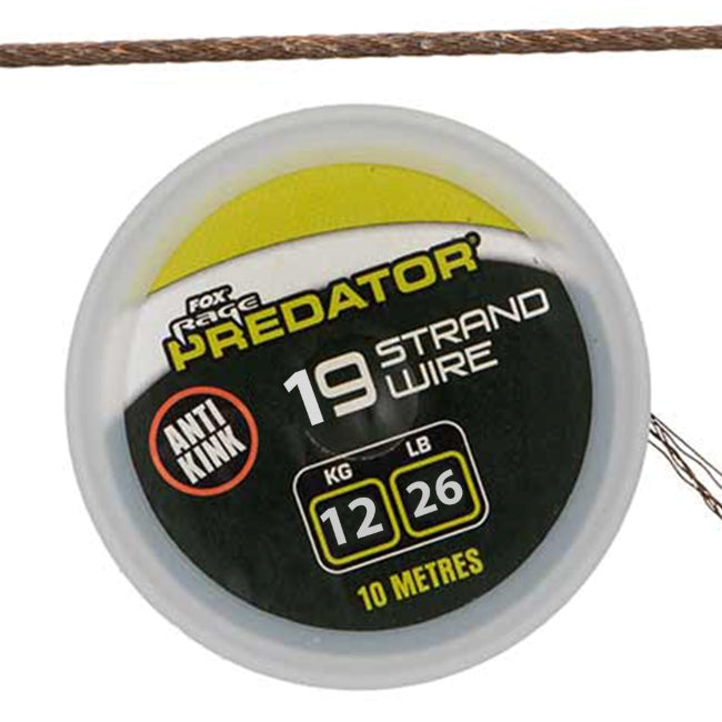 Fox Rage Predator 19-Strand Coated Wire 10m 26lb/12kg