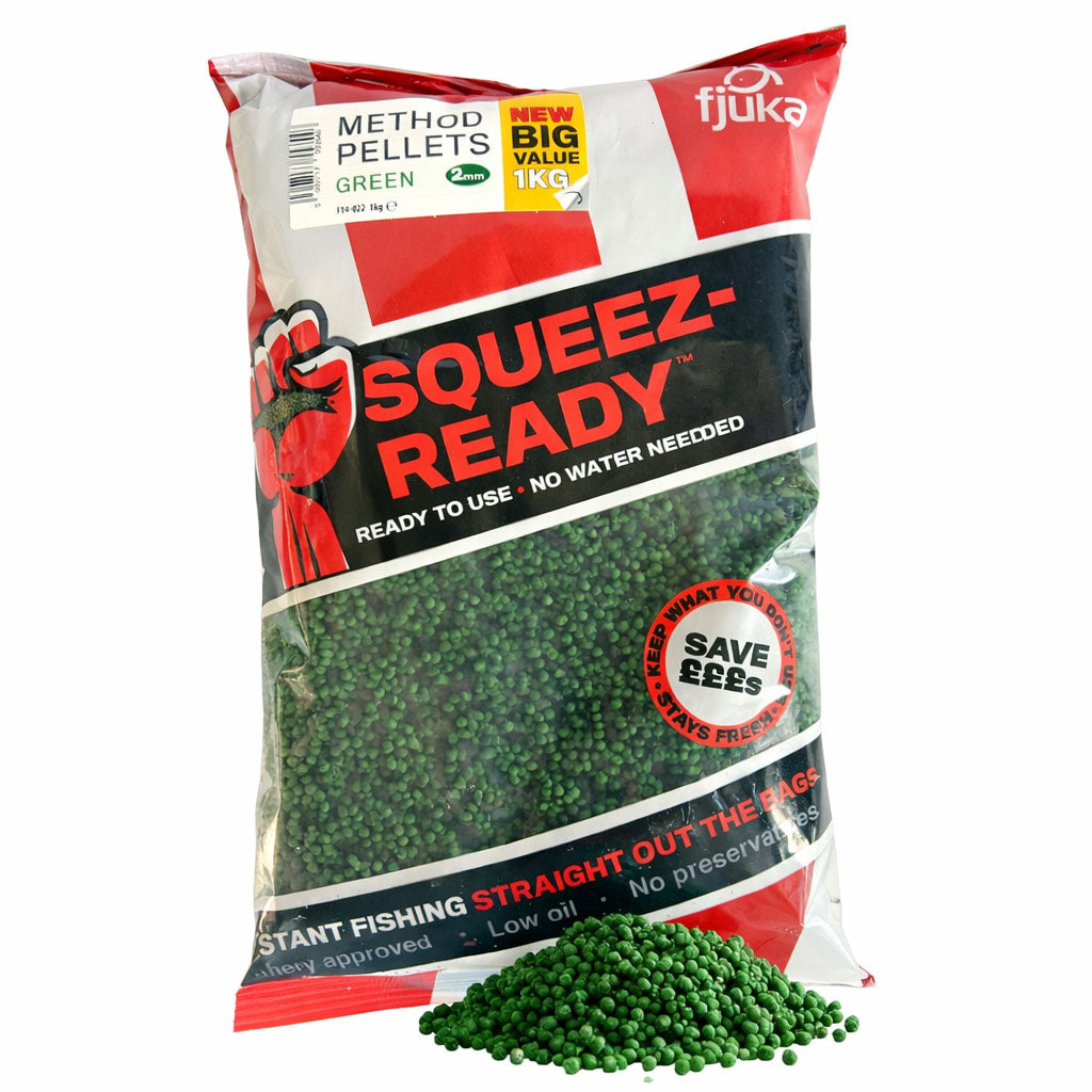 Fjuka Squeeze Ready Pellets 1kg Full Range