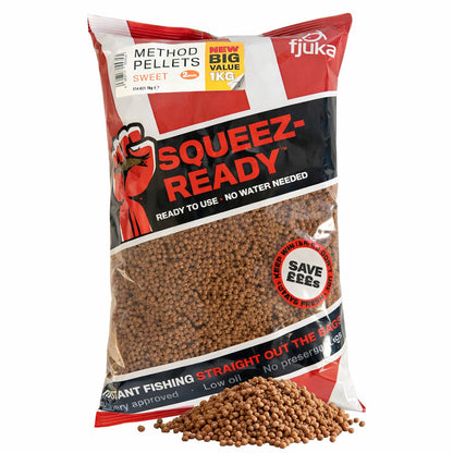 Fjuka Squeeze Ready Pellets 1kg Full Range