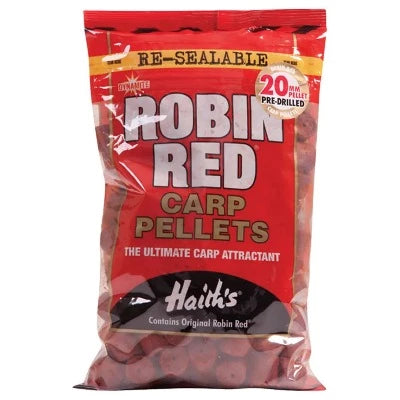 DYANAMITE BAITS ROBIN RED PRE-DRILLED PELLETS 20mm