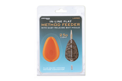 DRENNAN IN-LINE FLAT METHOD FEEDER WITH MOULD LARGE 25g
