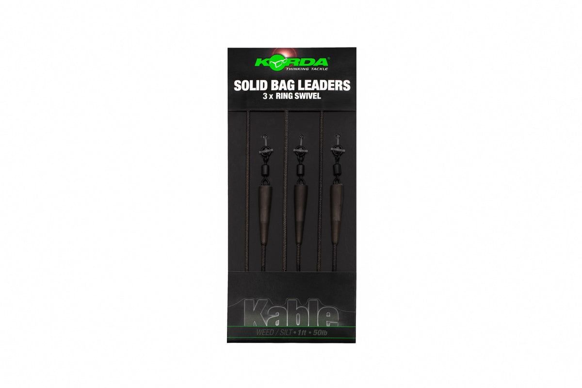 Korda Solid Bag PVA Leaders Weed / Silt
