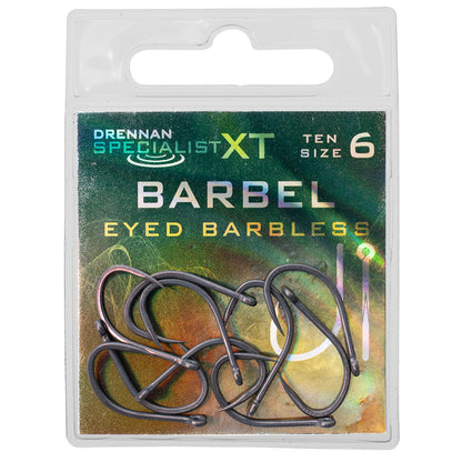 DRENNAN SPECIALIST XT BARBEL HOOKS BARBLESS