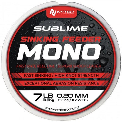 NYTRO SUBLIME SINKING FEEDER MONO 7lb