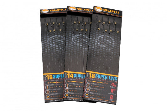 GURU SUPER LWG BAIT BAND RIGS 6"