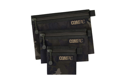 Korda Compac Wallets Set of 3 Dark Kamo