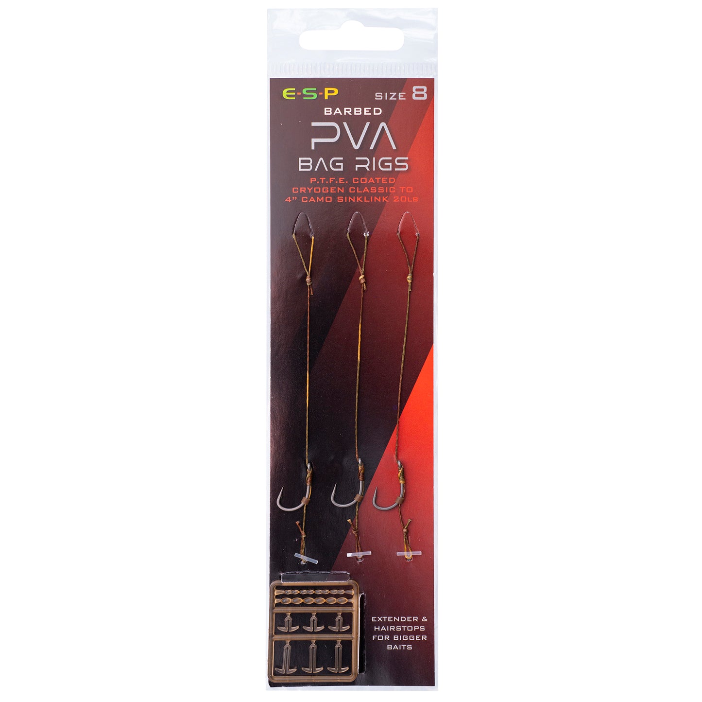 ESP PVA BAG RIGS BARBED 4"