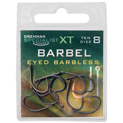 DRENNAN SPECIALIST XT BARBEL HOOKS BARBLESS