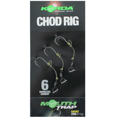 Korda Ready Tied Chod Rig Barbless All Sizes
