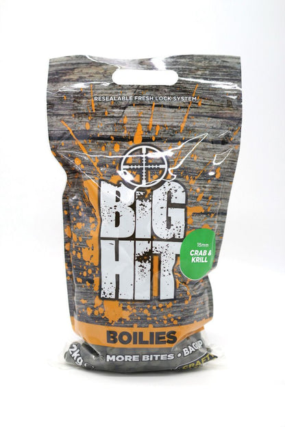 CRAFTY CATCHER BIG HIT BOILIES 15mm 2KG ALL FLAVOURS