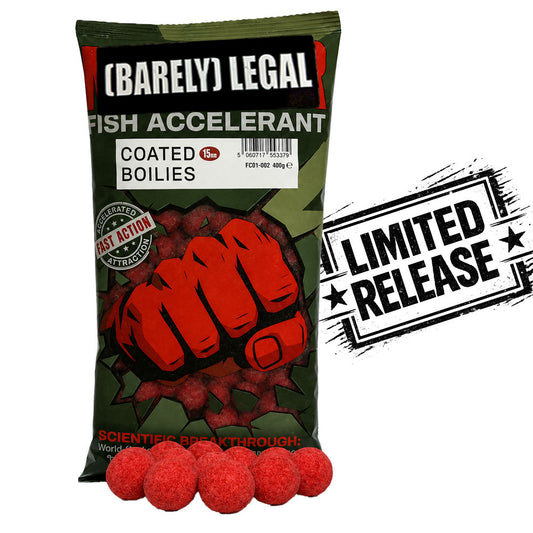 Fjuka Carp Fish Accelerant Coated Boilies 15mm (400g)